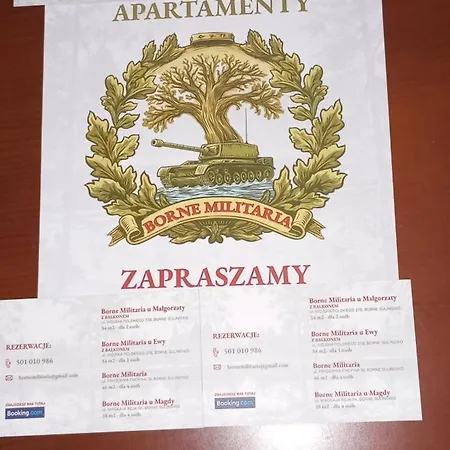 U Ewy Borne Militaria 2 Z Balkonem Dla 3 Osób Kody Przed Przyjazdem W Wiadomości Od Operatora Borne Sulinowo